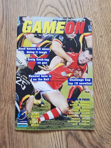 ' Game On ' Volume 2 Issue 18 May 2010 Rugby League Magazine