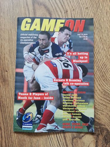 ' Game On ' Volume 2 Issue 23 July 2010 Rugby League Magazine