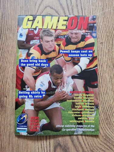 ' Game On ' Volume 2 Issue 26 July 2010 Rugby League Magazine