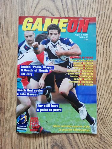 ' Game On ' Volume 2 Issue 27 August 2010 Rugby League Magazine