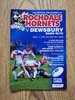 Rochdale Hornets v Dewsbury July 2007 Rugby League Programme
