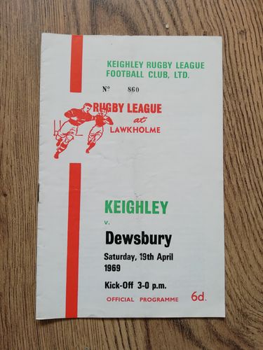 Keighley v Dewsbury Apr 1969
