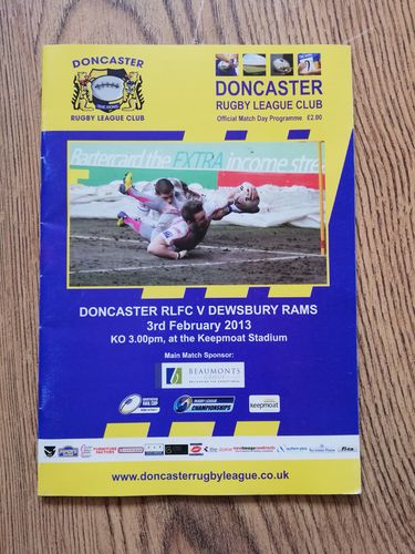 Doncaster v Dewsbury Feb 2013