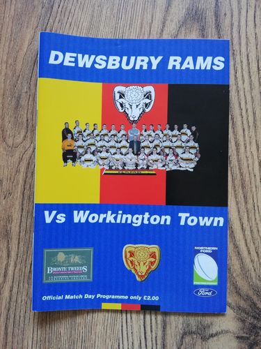 Dewsbury v Workington March 2002 Rugby League Programme