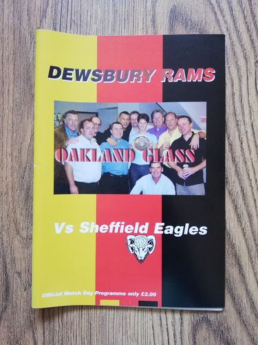Dewsbury v Sheffield June 2002 Rugby League Programme