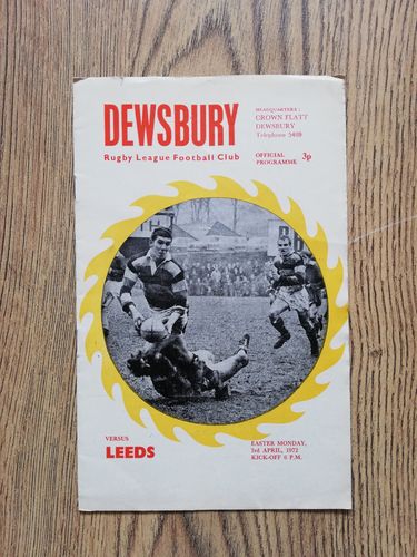 Dewsbury v Leeds April 1972