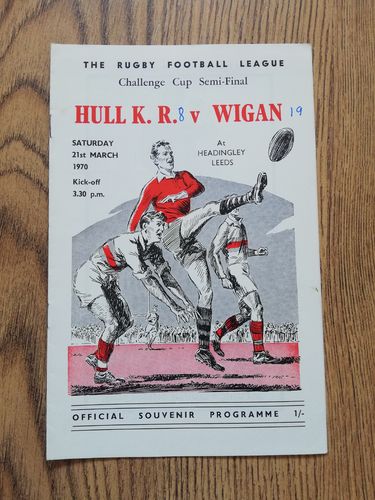 Hull KR v Wigan Mar 1970 Challenge Cup Semi-Final