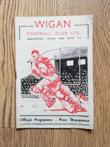 Wigan v Salford April 1958