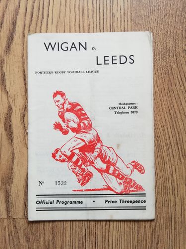 Wigan v Leeds March 1959
