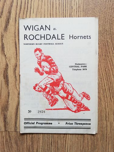 Wigan v Rochdale April 1959