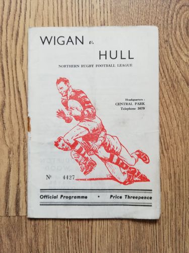 Wigan v Hull Nov 1959