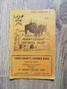 York v Whitehaven Aug 1959 Rugby League Programme
