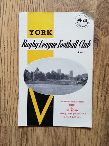 York v Salford Jan 1964