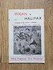 Wigan v Halifax April 1964 Rugby League Programme