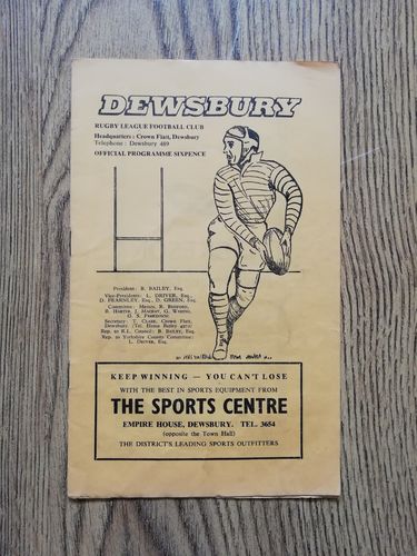 Dewsbury v Featherstone March 1966