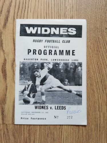 Widnes v Leeds Dec 1963