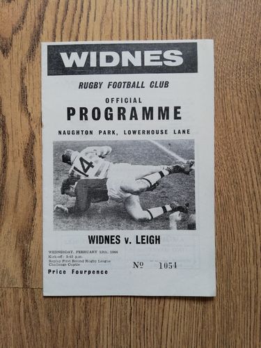 Widnes v Leigh Feb 1964