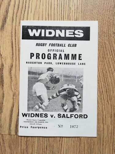 Widnes v Salford March 1964