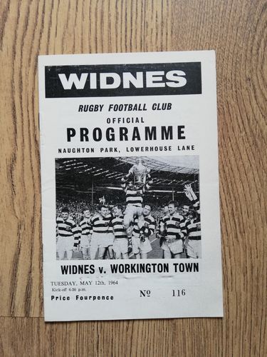 Widnes v Workington Town May 1964