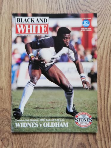 Widnes v Oldham Oct 1990