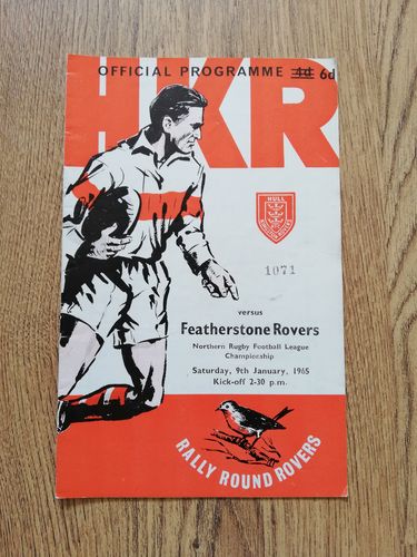 Hull KR v Featherstone Rovers Jan 1965