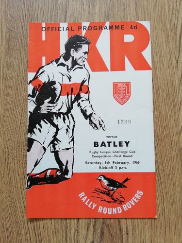 Hull KR v Batley Feb 1965 Challenge Cup