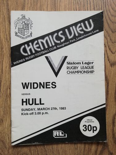 Widnes v Hull March 1983
