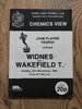 Widnes v Wakefield Trinity Nov 1980 John Player Trophy Rugby League Programme