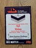 Hull v Widnes March 1980 Challenge Cup Semi-Final Rugby League Programme