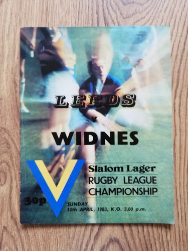 Leeds v Widnes April 1983