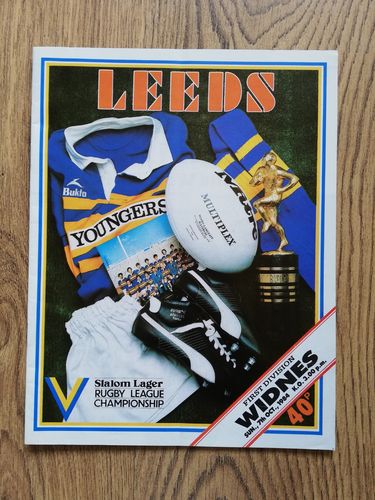 Leeds v Widnes Oct 1984