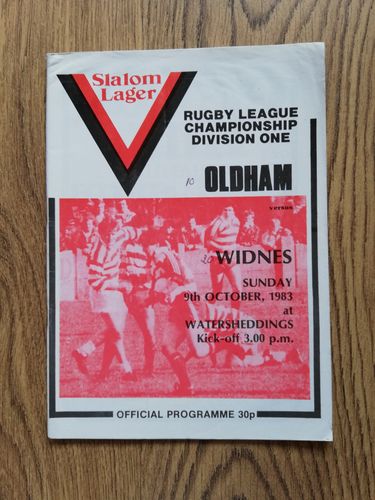 Oldham v Widnes Oct 1983