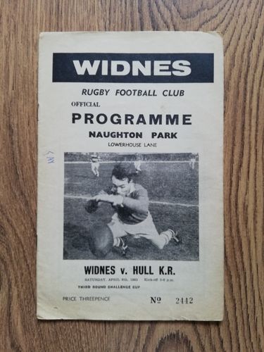 Widnes v Hull KR April 1963 Challenge Cup