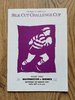 Warrington v Widnes March 1991 Challenge Cup Rugby League Programme