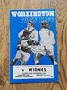 Workington v Widnes Nov 1978 Rugby League Programme