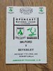 Milford v Beverley April 1993 Rugby League Programme