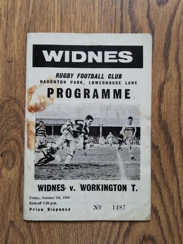 Widnes v Workington Oct 1966