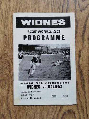 Widnes v Halifax March 1968