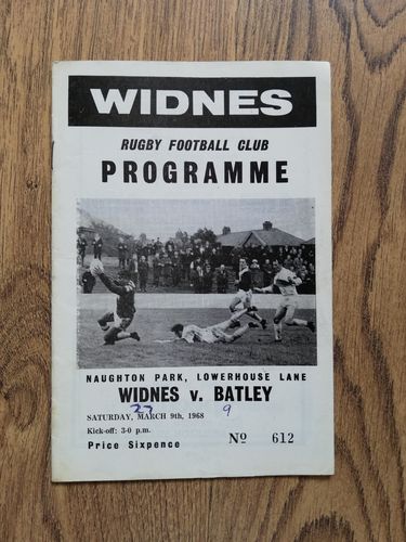 Widnes v Batley March 1968