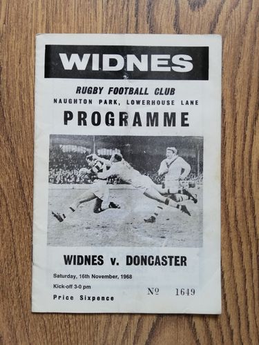 Widnes v Doncaster Nov 1968