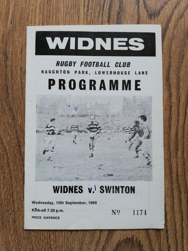 Widnes v Swinton Sept 1969