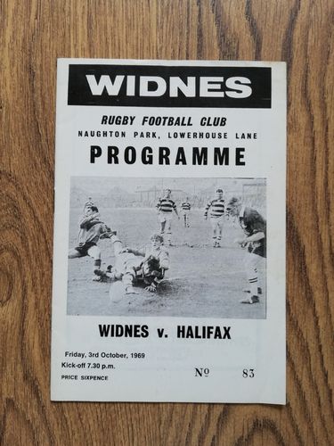 Widnes v Halifax Oct 1969