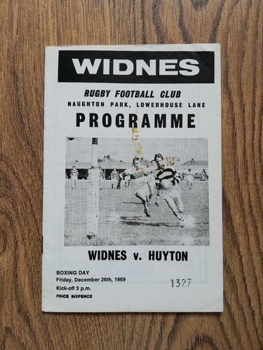 Widnes v Huyton Dec 1969