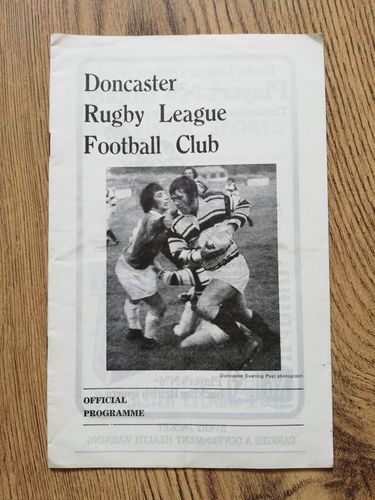 Doncaster v Hull KR Aug 1974