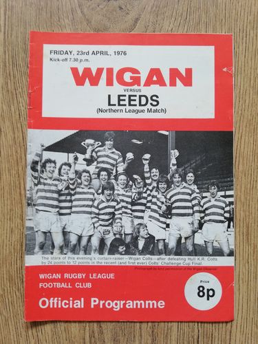 Wigan v Leeds April 1976