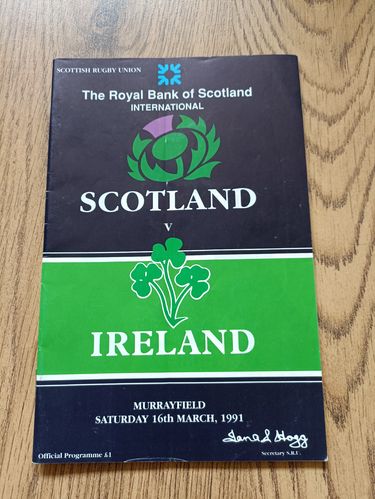 Scotland v Ireland 1991