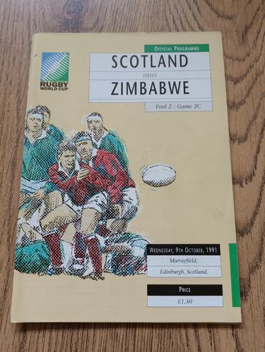 Scotland v Zimbabwe 1991 Rugby World Cup