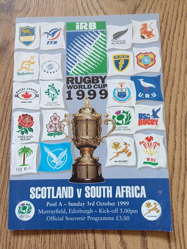 Scotland v South Africa 1999 Rugby World Cup
