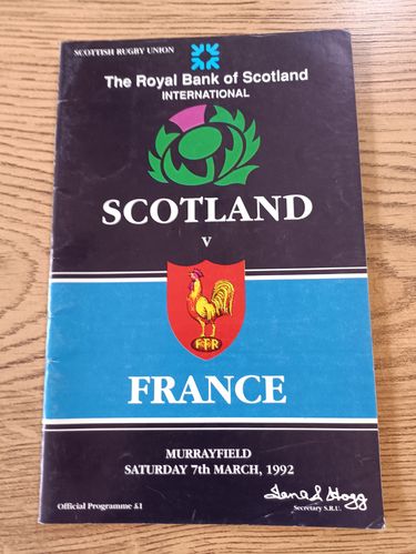 Scotland v France 1992