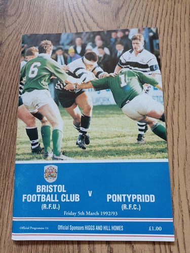Bristol v Pontypridd Mar 1993